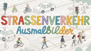 Gmalt Straßenverkehr Vorschaubild. Verschiedenste Straßenverkehr Malvorlagen und Straßenverkehr Ausmalbilder für Jung und Alt