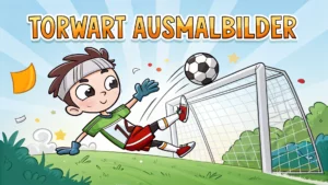 Gmalt Torwart Vorschaubild. Verschiedenste Torwart Malvorlagen und Torwart Ausmalbilder für Jung und Alt