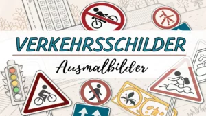 Gmalt Verkehrsschilder Vorschaubild. Verschiedenste Verkehrsschilder Malvorlagen und Verkehrsschilder Ausmalbilder für Jung und Alt