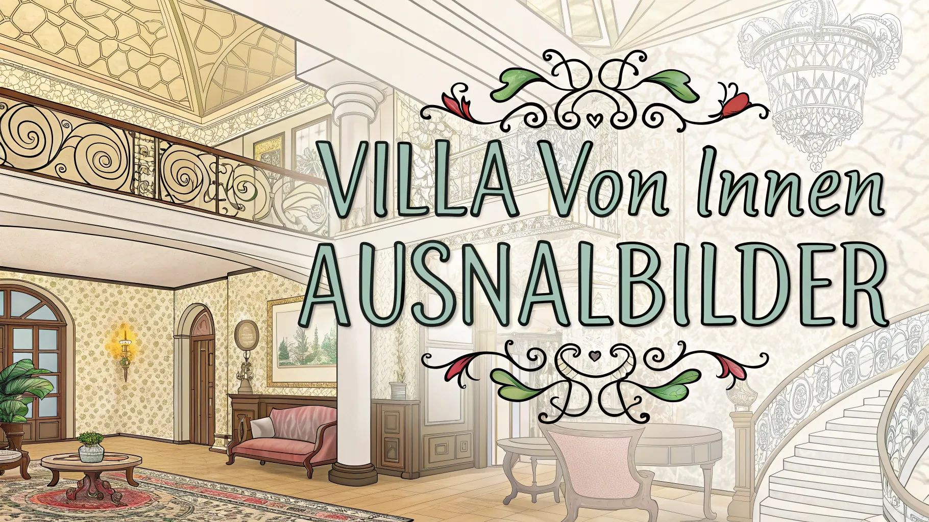 6 kostenlose Villa Von Innen Ausmalbilder zum Ausdrucken | Gratis