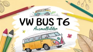 Gmalt Vw Bus T6 Vorschaubild. Verschiedenste Vw Bus T6 Malvorlagen und Vw Bus T6 Ausmalbilder für Jung und Alt