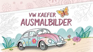 Gmalt Vw Käfer Vorschaubild. Verschiedenste Vw Käfer Malvorlagen und Vw Käfer Ausmalbilder für Jung und Alt