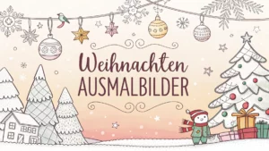 Gmalt Weihnachten Vorschaubild. Verschiedenste Weihnachten Malvorlagen und Weihnachten Ausmalbilder für Jung und Alt
