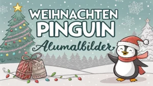 Gmalt Weihnachten Pinguin Vorschaubild. Verschiedenste Weihnachten Pinguin Malvorlagen und Weihnachten Pinguin Ausmalbilder für Jung und Alt