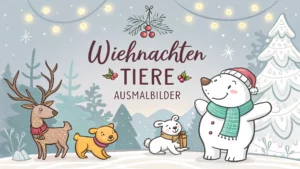 Gmalt Weihnachten Tiere Vorschaubild. Verschiedenste Weihnachten Tiere Malvorlagen und Weihnachten Tiere Ausmalbilder für Jung und Alt