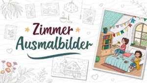Gmalt Zimmer Vorschaubild. Verschiedenste Zimmer Malvorlagen und Zimmer Ausmalbilder für Jung und Alt
